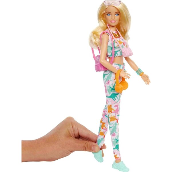 Barbie-Kleidungsset, inspiriert von „Jurassic World“, mit Oberteil, Jogginghose und 8 Accessoires