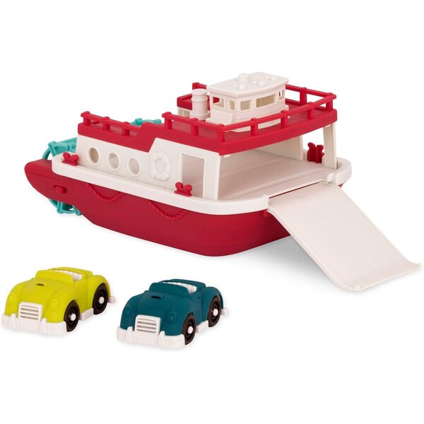 Battat Wonder Wheels : Ferry flottant avec voitures miniatures pour enfants à partir de 1 an