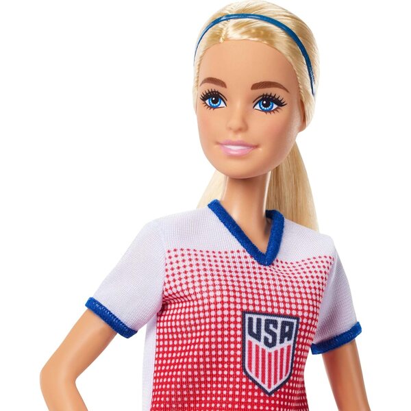 Barbie Careers USSF Soccer avec vêtements et accessoires de sport amovibles