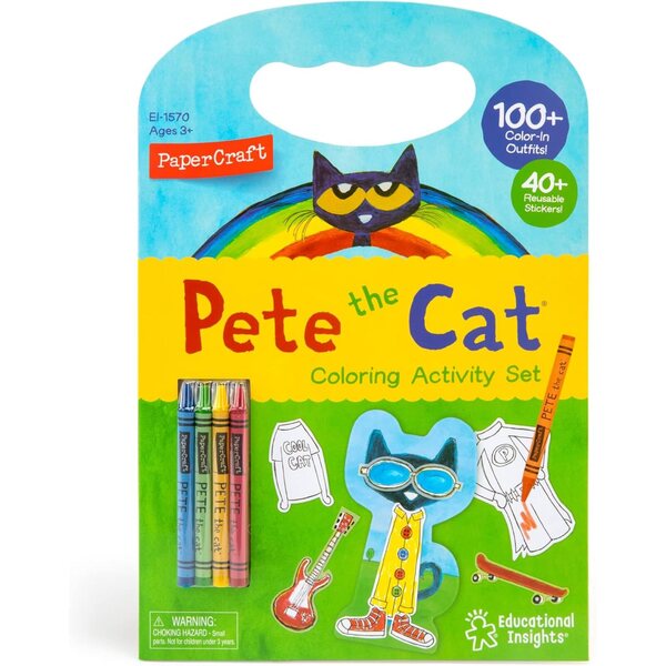 Karneval und Farbe Pete the Cat Set mit 100 Outfits und über 40 Klebeaccessoires