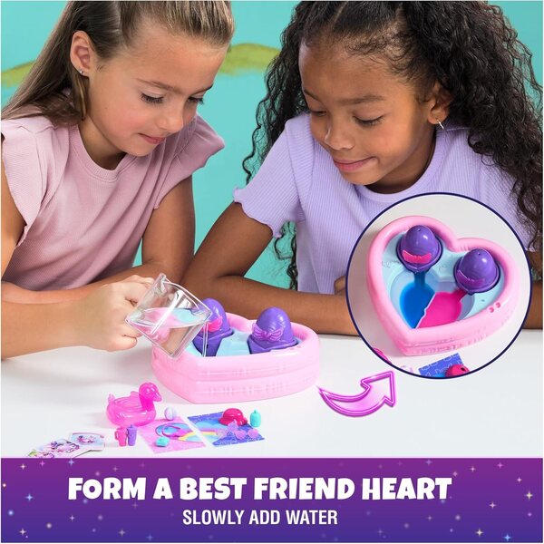 Hatchimals Alive Neon Rainbow Beasts Pool Party mit 2 Figuren und 14 Zubehörteilen
