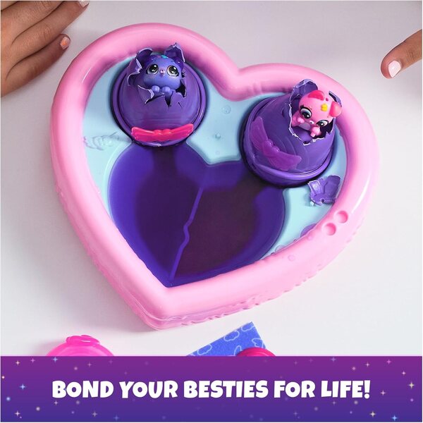 Hatchimals Alive Neon Rainbow Beasts Pool Party mit 2 Figuren und 14 Zubehörteilen