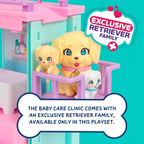 Ensemble vétérinaire Little Live Pets avec chiots et accessoires pour enfants à partir de 5 ans