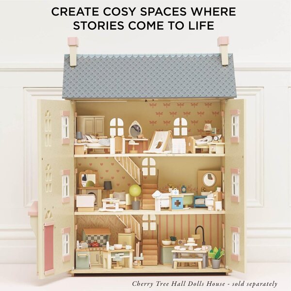 Le Toy Van Holzmöbel-Set für Daisylane Puppenhaus – 37-teilig