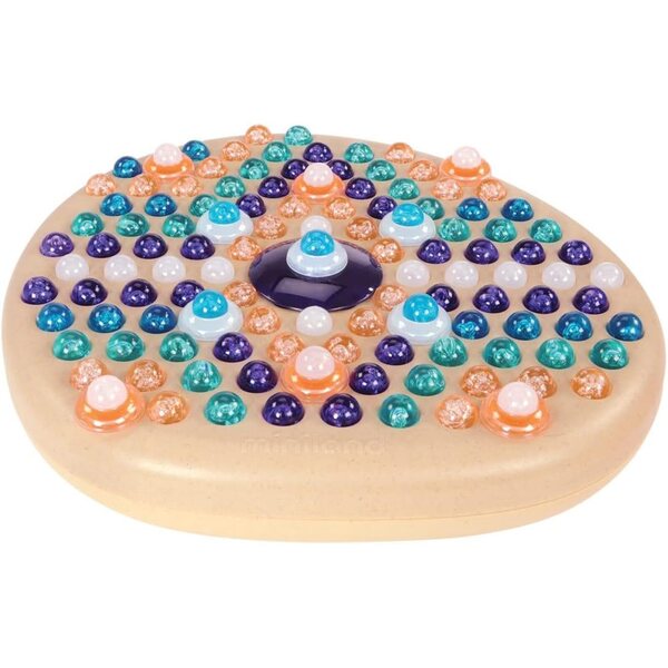 Miniland Mandala Stone - Creative game with colored beads, stimulates concentration and relaxation