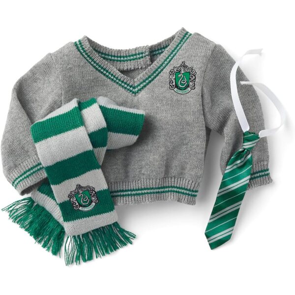American Girl Harry Potter 18 colių lėlė su Slytherin suknele ir oficialiais aksesuarais