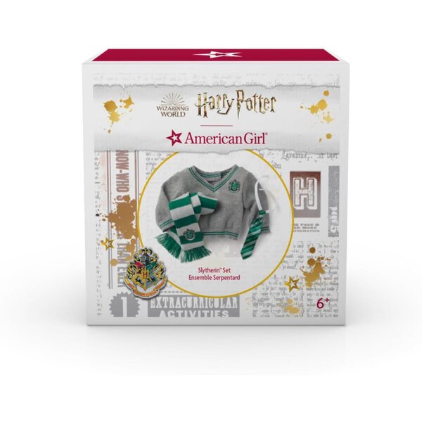 American Girl Harry Potter 18-Zoll-Puppe mit Slytherin-Kleid und offiziellen Accessoires
