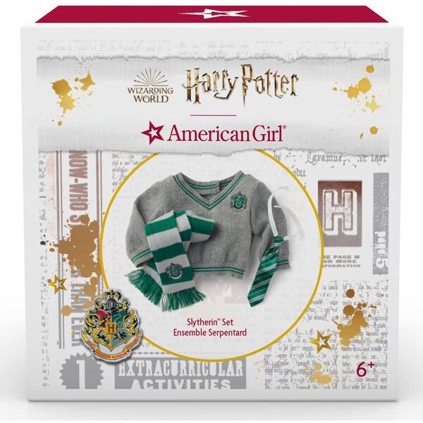 American Girl Harry Potter 18-Zoll-Puppe mit Slytherin-Kleid und offiziellen Accessoires