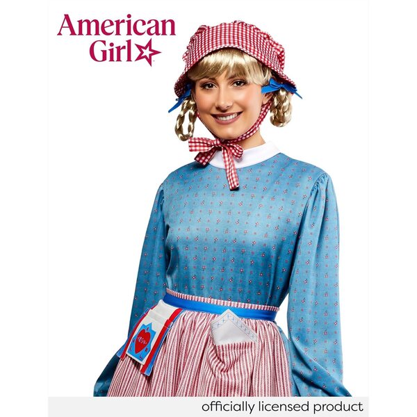 Costum de femeie American Girl Kirsten Larson cu rochie, șapcă și accesorii