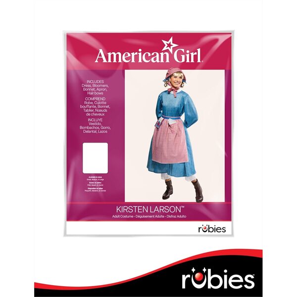 Costum de femeie American Girl Kirsten Larson cu rochie, șapcă și accesorii