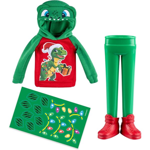 MagiFreez® Flair Wear™ Dashing Dino: dinozaurų tematikos kalėdiniai drabužiai