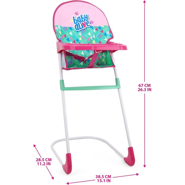 Baby Alive Travel N' Feed Set 7-teilig für Puppen bis 46 cm ab 3 Jahren