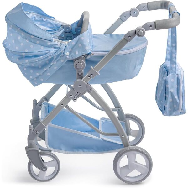 JC Toys Blue Royal Deluxe Klappkinderwagen für Puppen bis 20" | Ab 3 Jahren