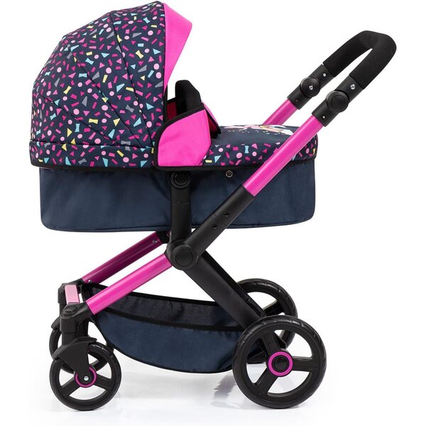Bayer Pram Xeo Convertible 52 cm Spielzeugkinderwagen mit Tasche und Korb