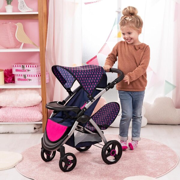 Twin Star Bayer Puppenwagen, faltbar und verstellbar