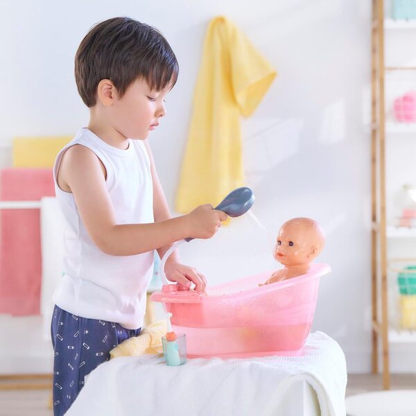 Vanička se sprchou pro panenky Corolle 12" a 14" - Pink Role Play