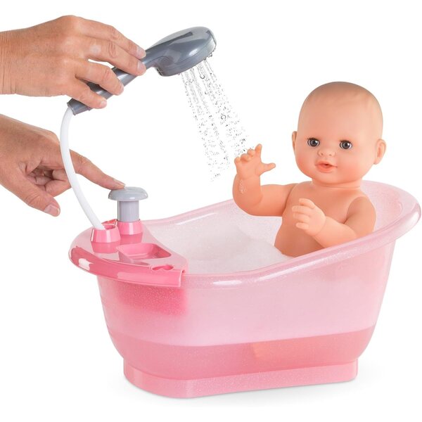 Vanička se sprchou pro panenky Corolle 12" a 14" - Pink Role Play