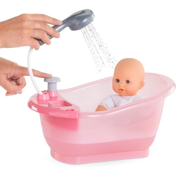 Vanička se sprchou pro panenky Corolle 12" a 14" - Pink Role Play