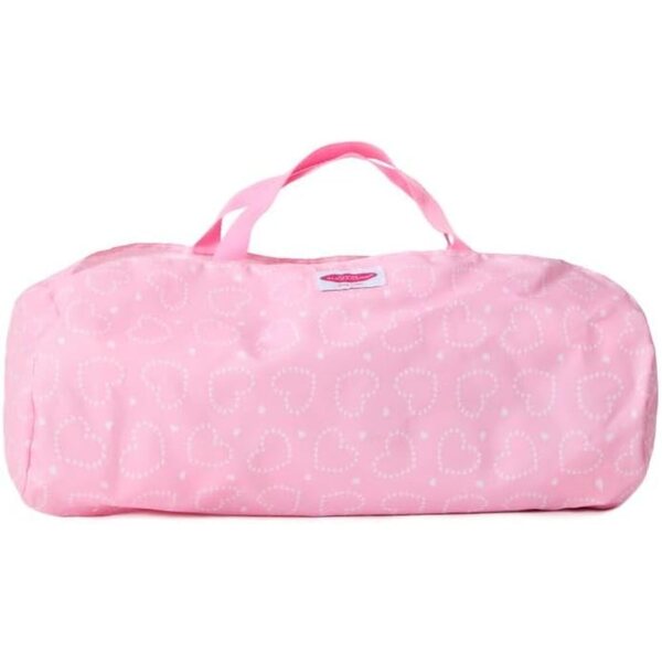 Madame Alexander Klappbett für Puppen, rosa Herzen – Spielzubehör