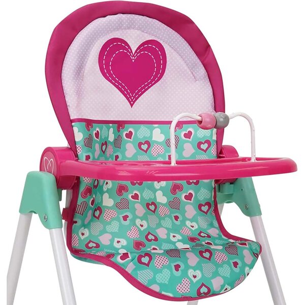 Mint Heart Foodie Doll Spielzeug-Hochstuhl mit Zubehör für Kindergerichte ab 3 Jahren