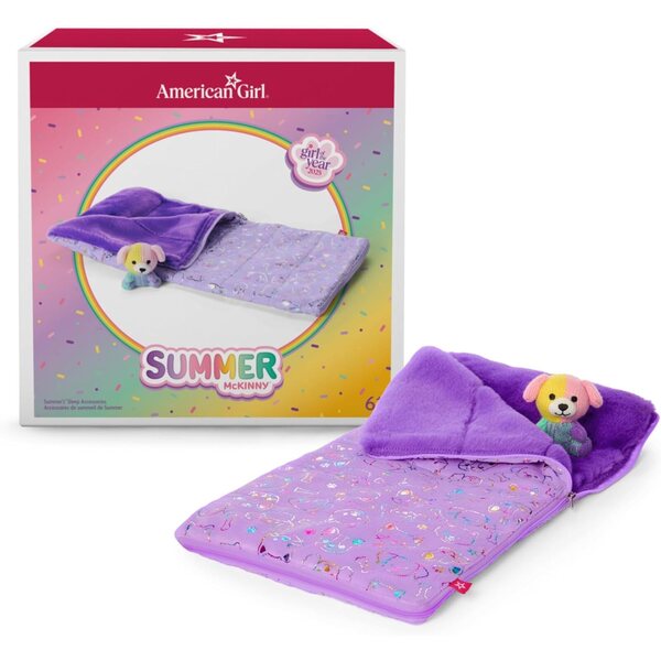 Accessoires de couchage pour poupées American Girl Summer 2025 de 18 pouces