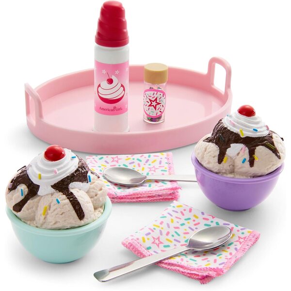 Herní sada American Girl Truly Me Sundaes pro dva pro 18palcové panenky