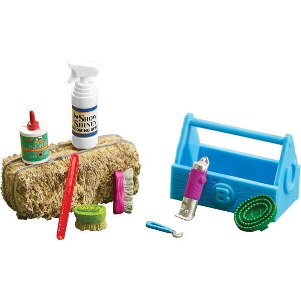 Breyer Grooming Kit Toy 2075 ensemble complet pour toiletter votre cheval miniature