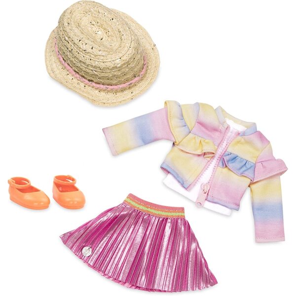Glitter Girls Fashion Set 3 oblečení pro 14palcové panenky – hra a oblékání pro 3+ roky