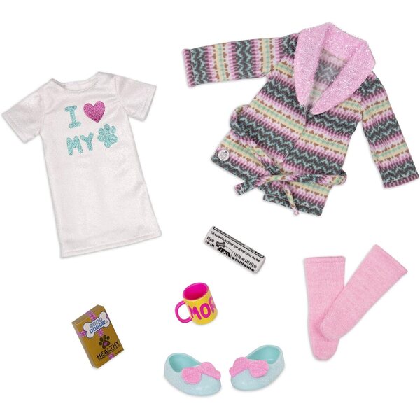 Glitter Girls Fashion Set 3 oblečení pro 14palcové panenky – hra a oblékání pro 3+ roky