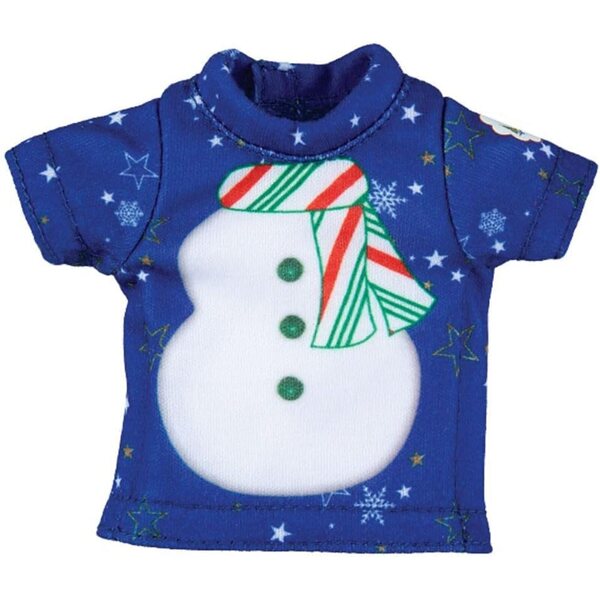 Set aus 3 Claus Couture T-Shirts für Elfen mit Weihnachtsthemen: Kekse, Schokolade und Donuts