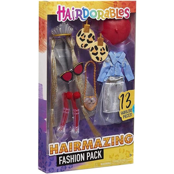 Hairdorables Hairmazing Set 13 pièces Tenue de mode pour poupées de mode uniques