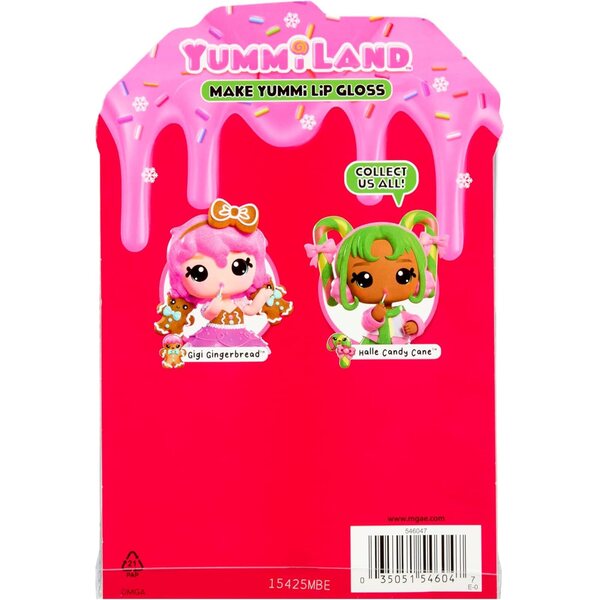 Yummiland Holiday lūpu spīduma lelle Gigi piparkūku lūpu spīduma komplekts un atslēgu piekariņš
