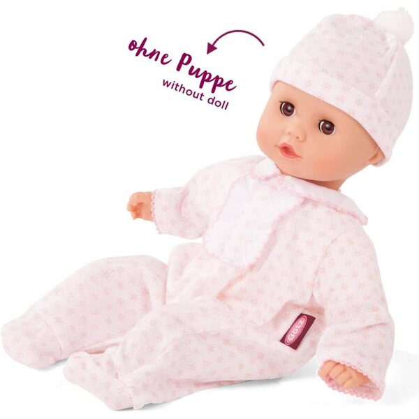 Götz Pink Print Outfit für 12-13'' Puppen mit Strampler und Mütze