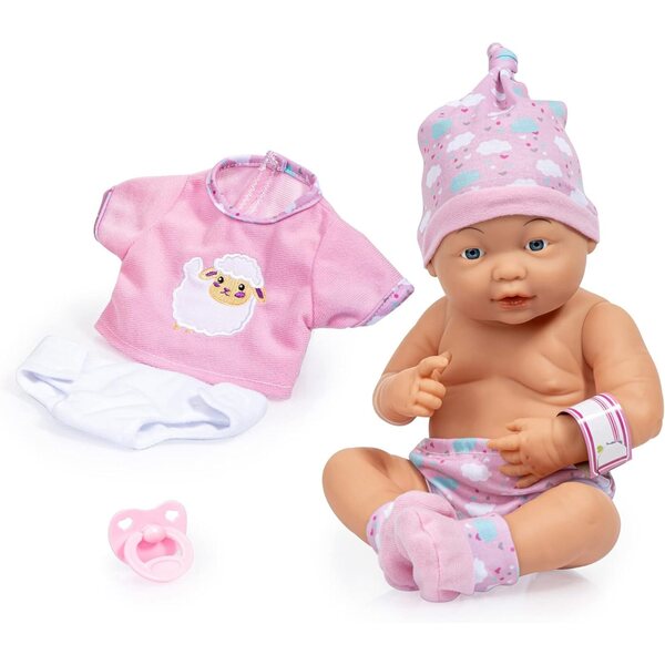 15-Zoll-Neugeborenenpuppe mit Kleidung und Accessoires, realistisch und Badezimmer
