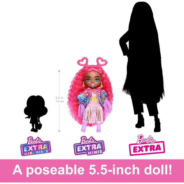 Barbie Extra Fly Minis Desert Festival Look mit Outfit und Modeaccessoires 14 cm
