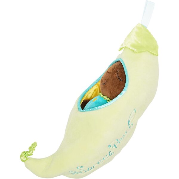 Manhattan Toy Snuggle Pod Sweet Pea Brown – Weiche Puppe für Babys ab 6 Monaten