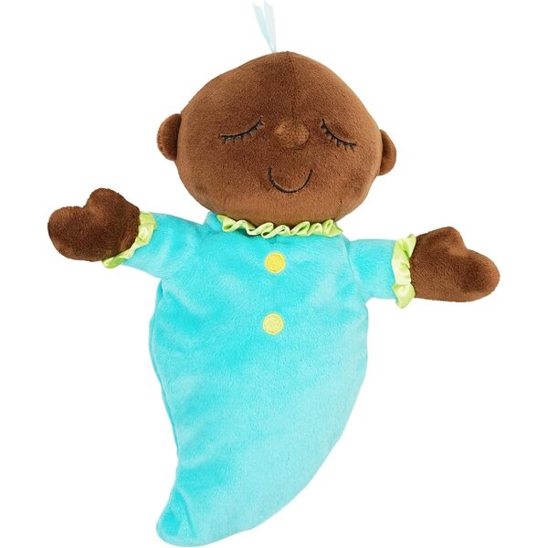 Manhattan Toy Snuggle Pod Sweet Pea Brown – Weiche Puppe für Babys ab 6 Monaten