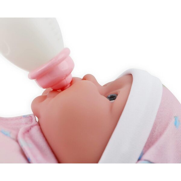 Păpuși gemene moi 33 cm cu haine detașabile pentru copii de la 2 ani JC Toys