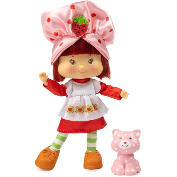 Poupée Strawberry Shortcake 14 cm avec cheveux parfumés et 29 points d'articulation