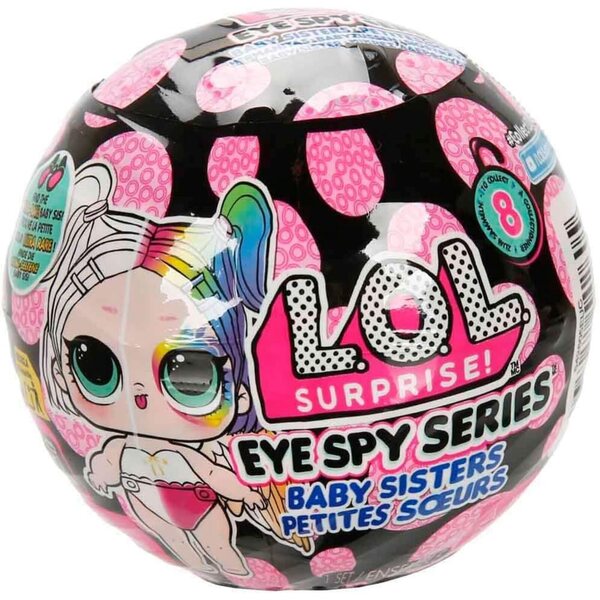 LOL Surprise Eye Spy Baby Sisters – Bambole Collezionabili Cambia Colore e Sorprese