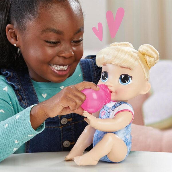 Baby Alive Harper Hugs Poupée rampante électronique avec 40 sons et accessoires