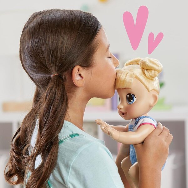 Baby Alive Harper Hugs Poupée rampante électronique avec 40 sons et accessoires