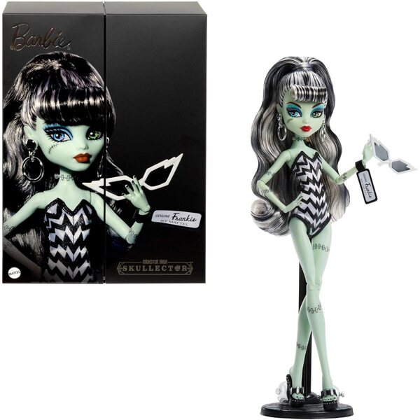 Barbie Monster High Frankie Stein s originálním kostýmem a elegantními večerními šaty