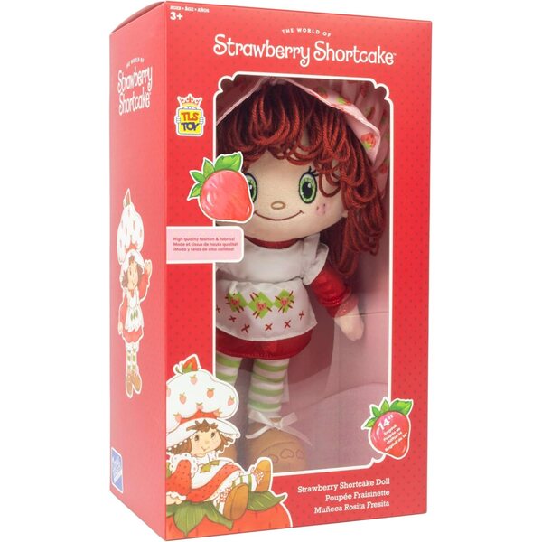 Emily Erdbeer-Puppe, 35 cm, aus weichem Original-Ragdoll-Stoff