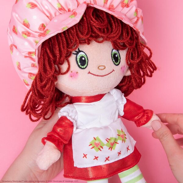 Emily Erdbeer-Puppe, 35 cm, aus weichem Original-Ragdoll-Stoff