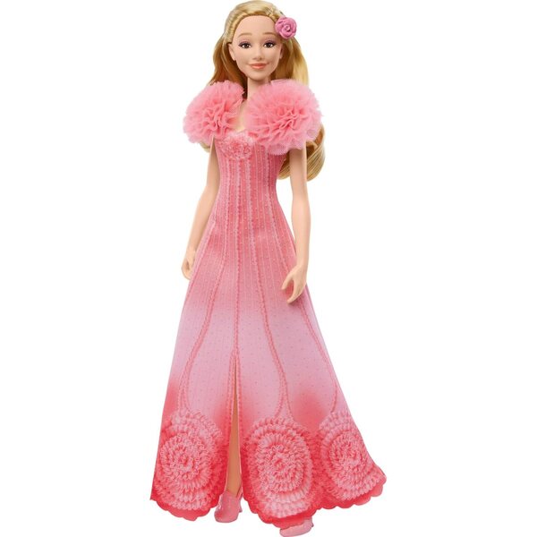 Mattel Wicked Singing Glinda Fashion Doll & Accessories, Posable with Movie-Inspired Look & Removable Outfit, Sings “Popular”