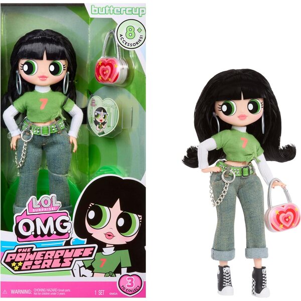 LOL Surprise OMG The Powerpuff Girls - Boterbloempop met accessoires en modekleding